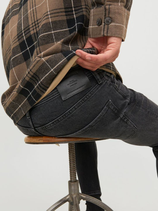 Men's Jeans Pants with Regular Tapered Fit Anthracite