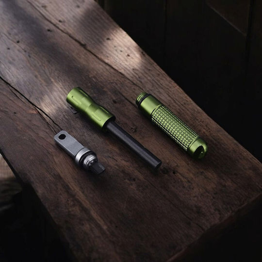 Aluminium Compact Fire Starter Green