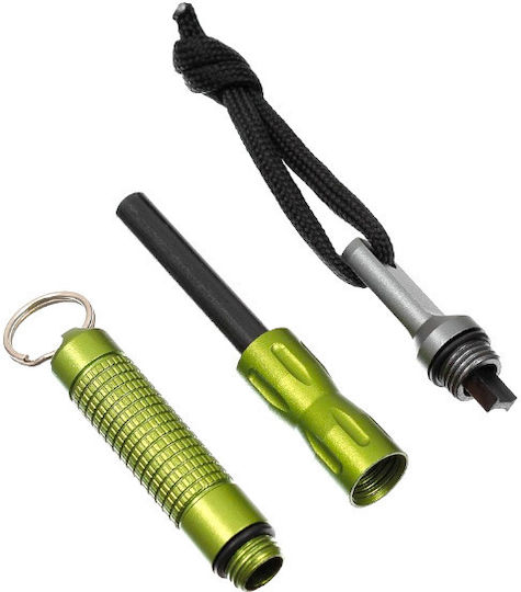 Aluminium Compact Fire Starter Green