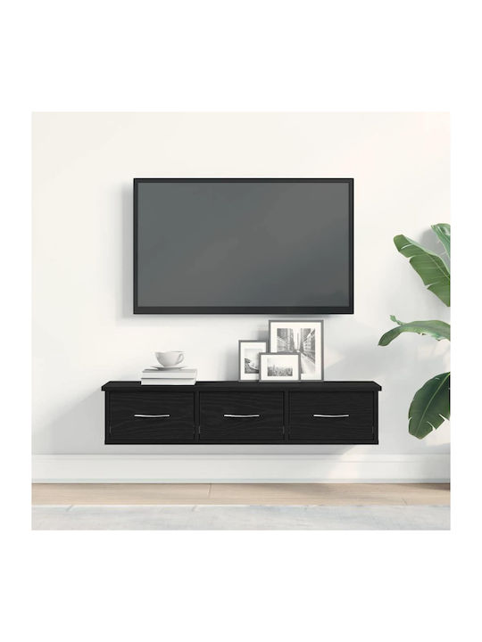 Cabinet Wall Black Oak 88x26x18.5cm