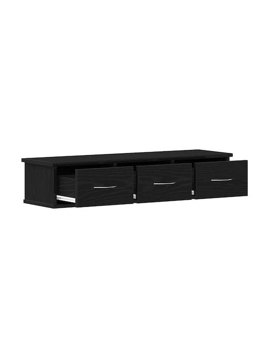 Cabinet Wall Black Oak 88x26x18.5cm