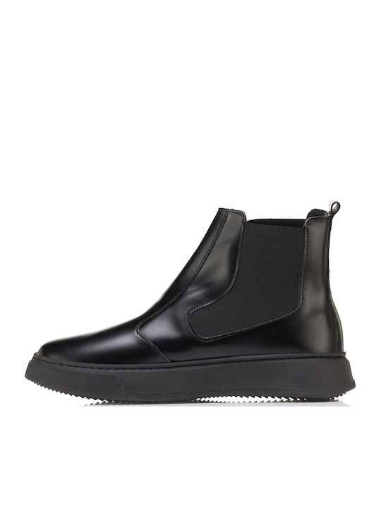 Leather Chelsea Boots Black