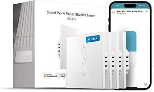 Meross Διακόπτης Τοίχου με Οθόνη Αφής Wi-Fi Ρολών