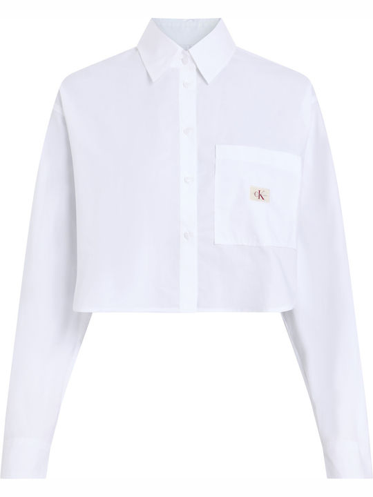 Women's Long Sleeve Shirt White