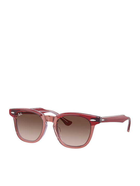 Ray Ban Γυαλιά Ηλίου Ροζ με Κοκκάλινο Σκελετό
