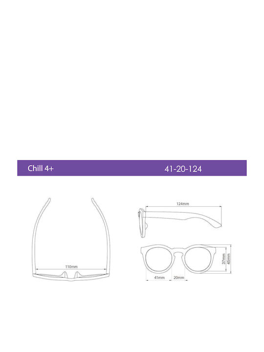 Real Shades Chill Kids Unbreakable Kids Sunglasses Pancake Batter For 4-6 Years