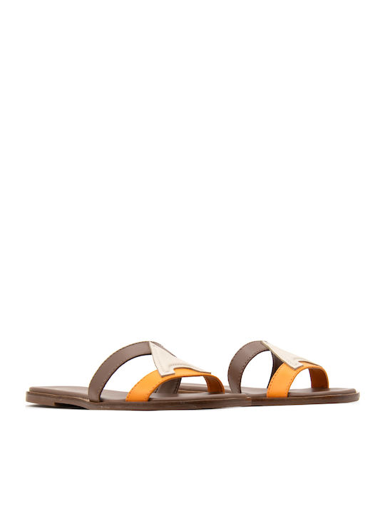 Carrano Leder Flache Sandalen für Damen