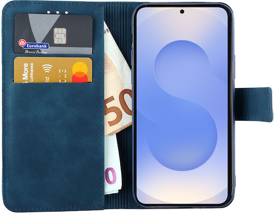 Lime Book Synthetic Leather / Silicone / Leather Blue (Galaxy S25)