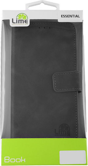 Lime Book Piele artificială / Silicon / Piele Gri (iPhone 5/5s/SE)