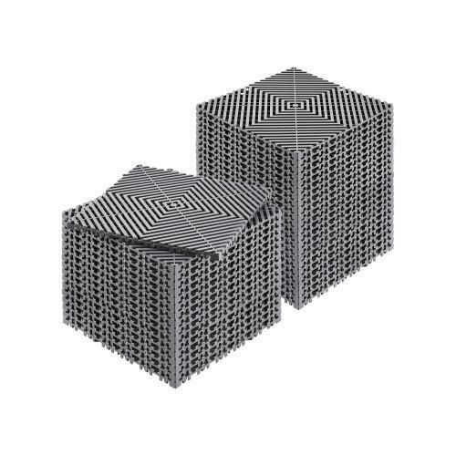 Vevor Plastic Garden Decking Board 30x30cm 40pcs