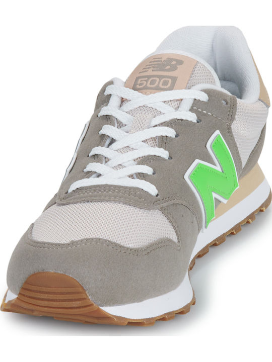 500 Ανδρικά Sneakers Γκρι
