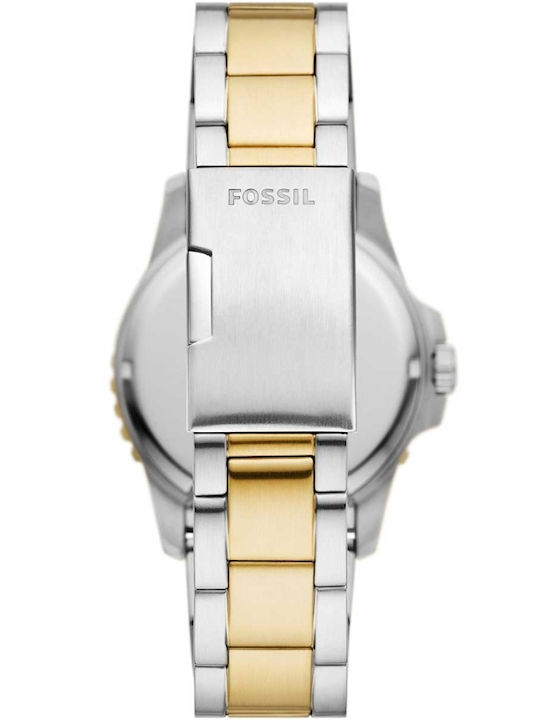 Fossil Trei Ceasuri Barbati 42mm Baterie cu Brățară din Metal Aurie