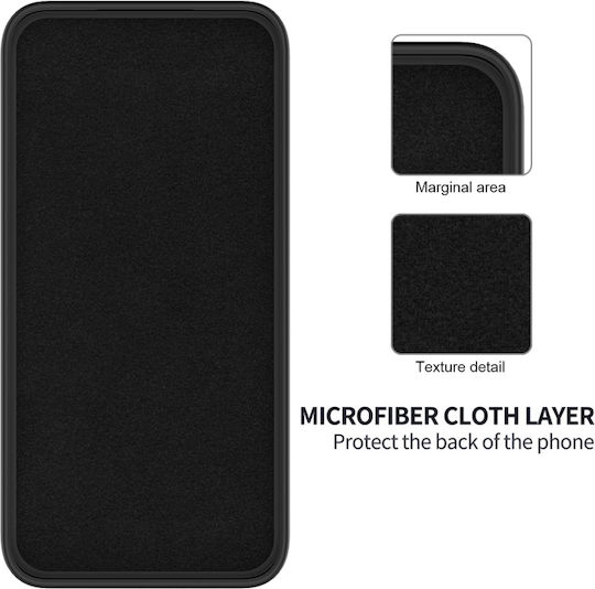 Silicone Back Cover Soft 2.0mm Touch Matte Red Redmi Note 14 Pro Poco X7