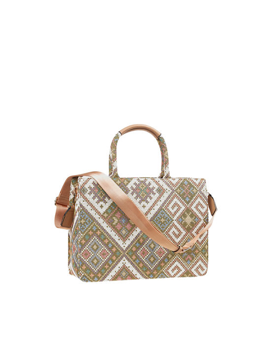 Verde Women's Bag Shoulder Beige