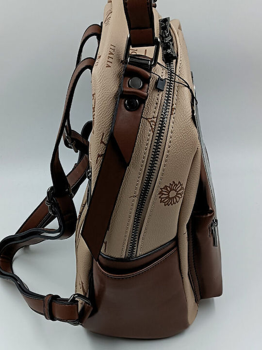 Damentasche Rucksack Braun