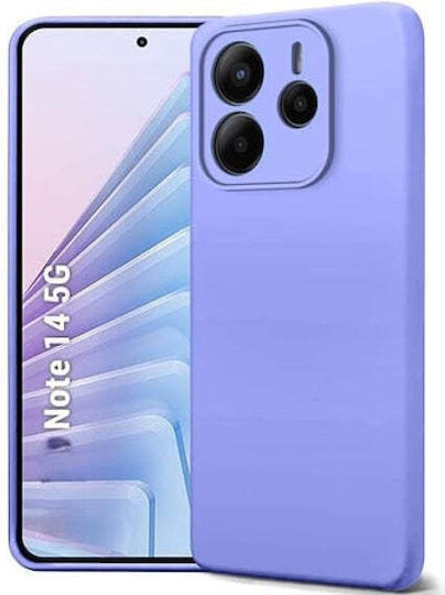 Back Cover Σιλικόνης / Πλαστικό Μαύρο (Redmi Note 14 5G)