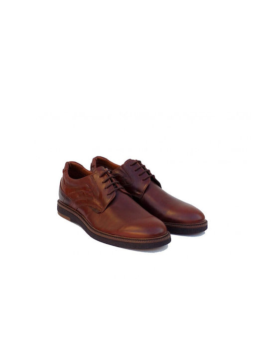 Antonio Shoes Men's Leather Casual Shoes Tabac Brown