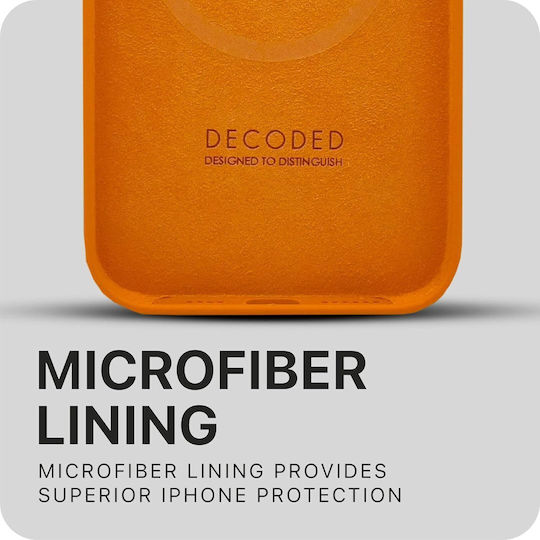 Decoded Echt Umschlag Rückseite Metallisch 1.2mm Flieder (iPhone 16)