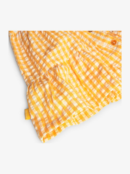 Kinderkleid Ärmellos Geprüft Yellow