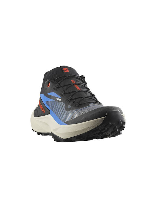 Genesis Sport Shoes Trail Running Black / French Blue / Cherry Tomato