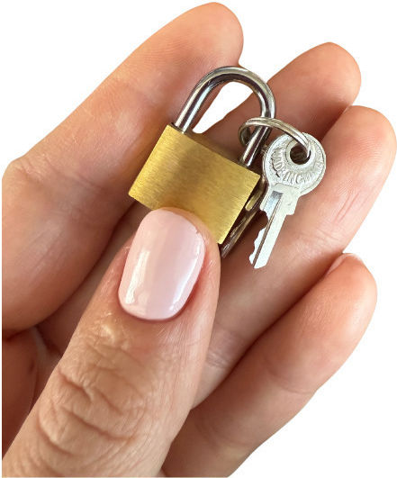 HOMie Padlock Brass with Key 20mm 1pcs