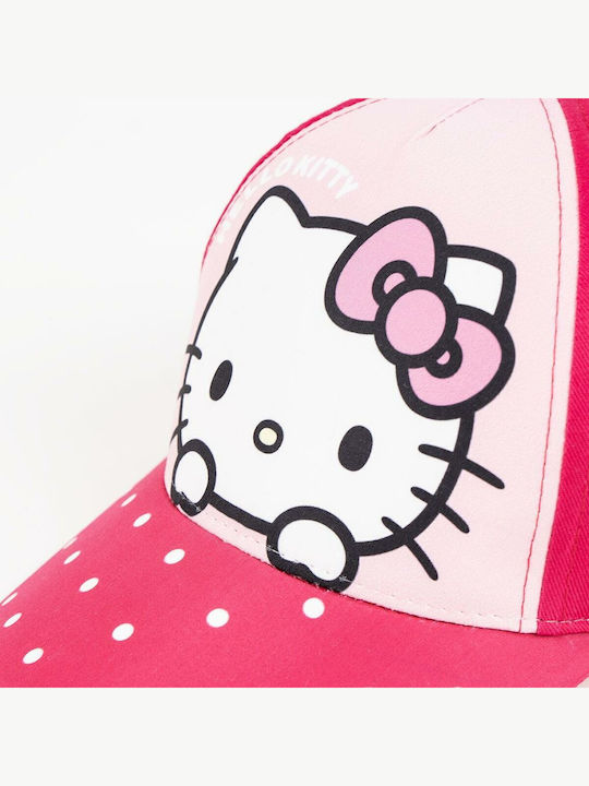 Hello Kitty Kids' Hat Jockey Fabric Pink