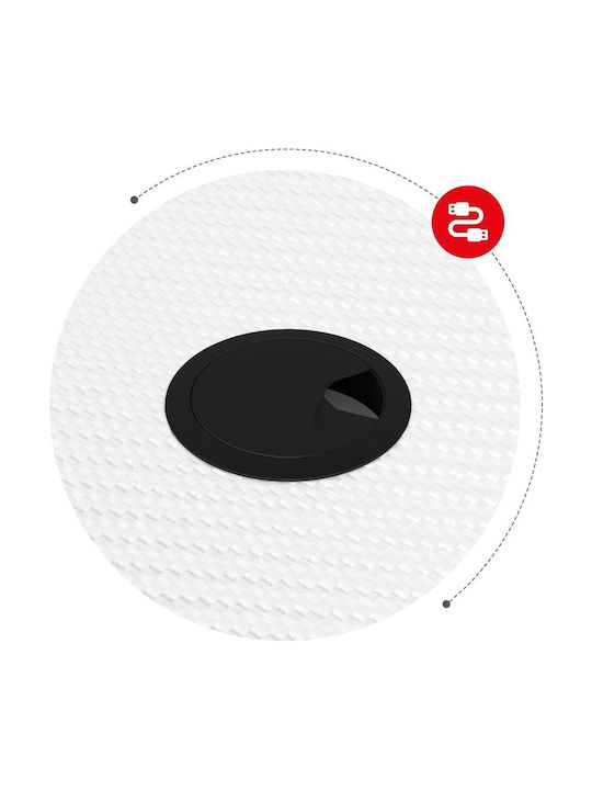Gaming Office Hero Wooden White with Metal Legs 100x50cm