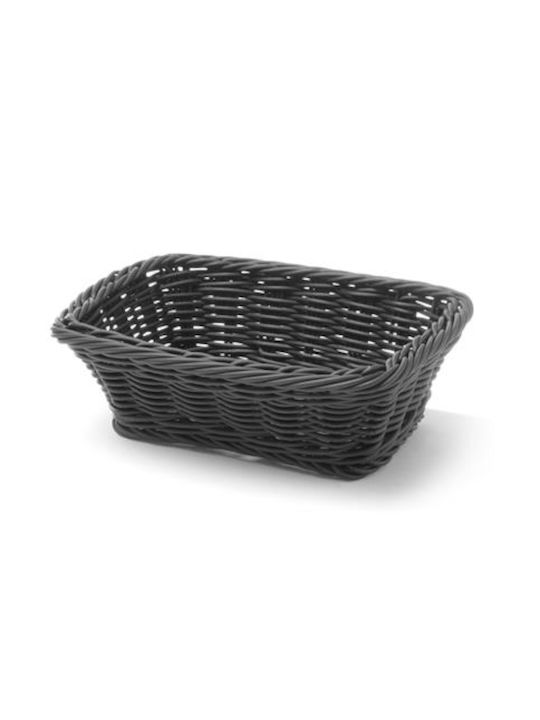 Hendi Καλάθι Ψωμιού Μαύρο 19x13x6cm