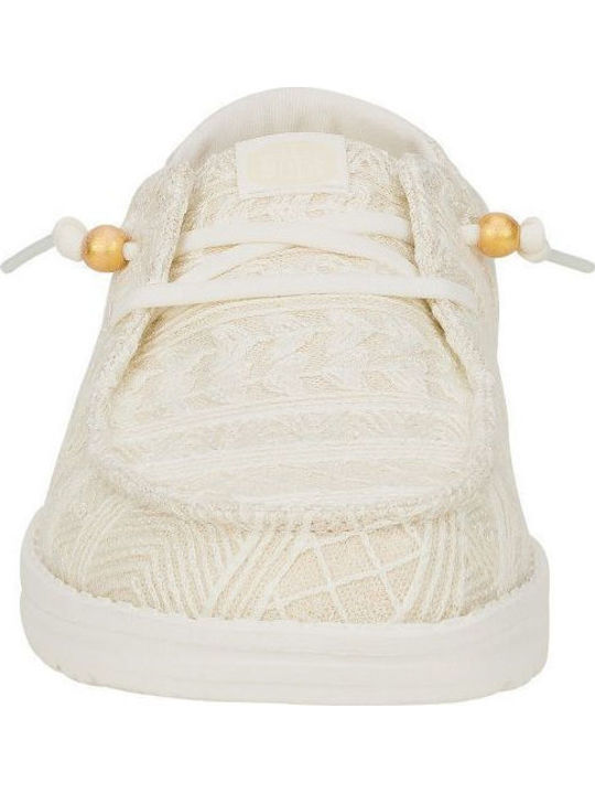 Wendy Women's Moccasins in White Color