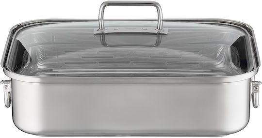 Rosle Tavă Cu Capac Din Oțel Inoxidabil 38.5cm