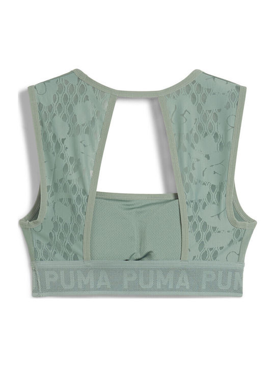 Damen Sport-BH Grün mit Futter