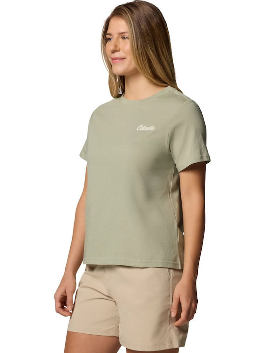 Bend Graphic Γυναικείο T-shirt Χακί