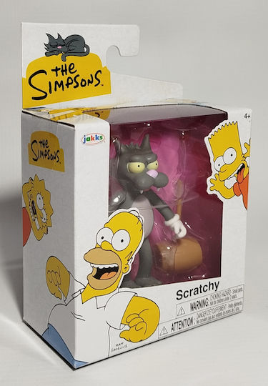Jakks Pacific Miniature Toy Simpsons Scratchy Cat Scratchy the Cat 6.35cm