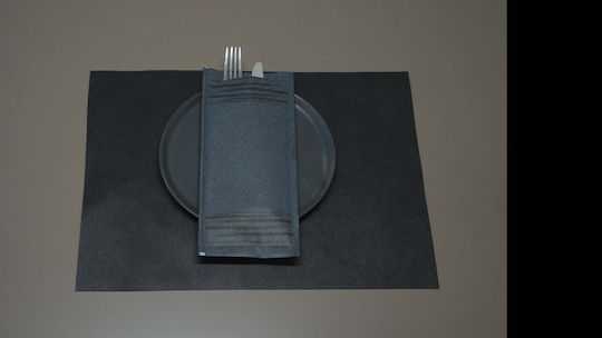 PaperQ Servet individual Negru 30x40cm 400buc