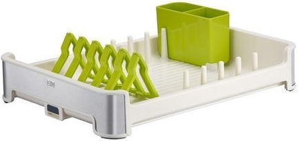 Eko Inox Geschirrabtropfer & Abtropfgitter Weiß 43.5x8.1x32.5cm