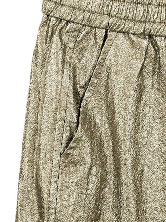 Kids' Fabric Pants Silver