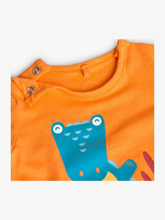 Boboli Babystrampler Kurzärmelig ORANGE