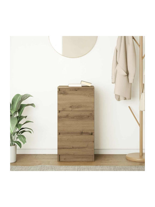 Drawers Storage Wooden L37.5xW35xH76cm
