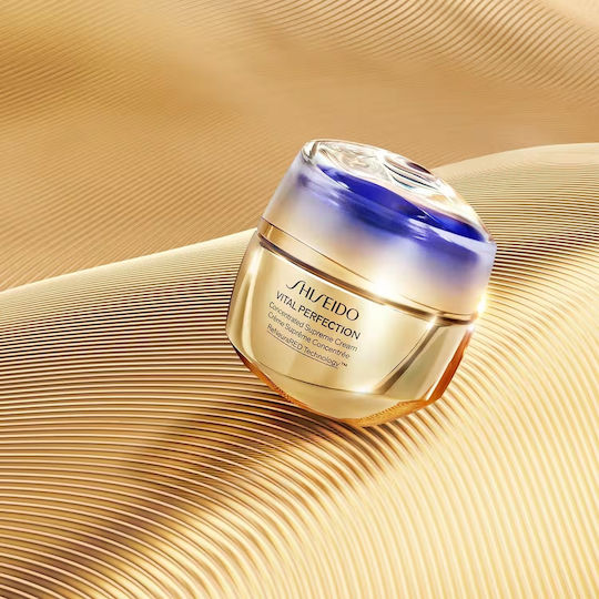 Shiseido Vital Perfection Concentrat Suprem Cremă Anti-îmbătrânire de Față cu Colagen 50ml