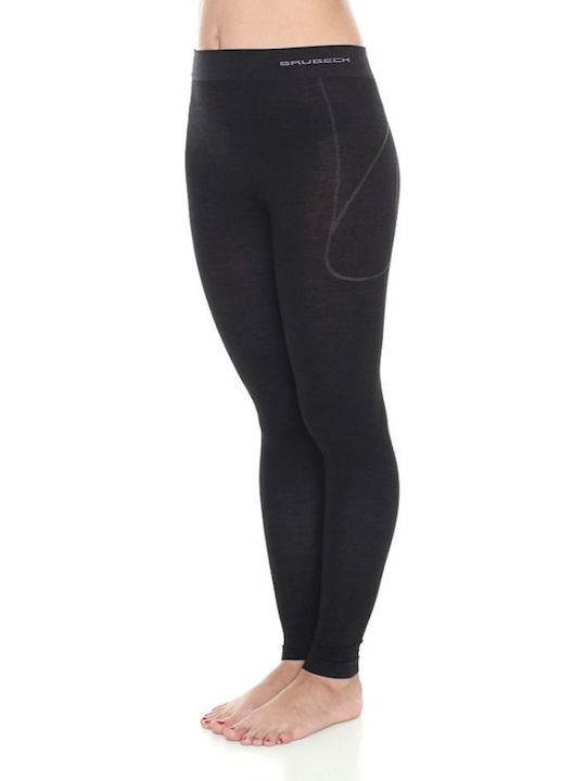 Brubeck Pantaloni termici pentru femei Negru