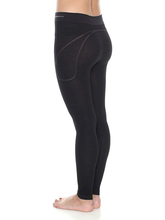 Brubeck Pantaloni termici pentru femei Negru