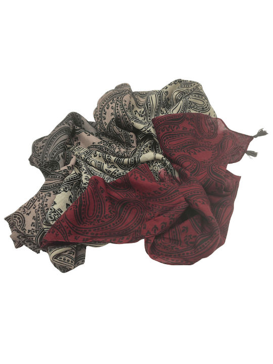 Shawl Women's Scarf Burgundy