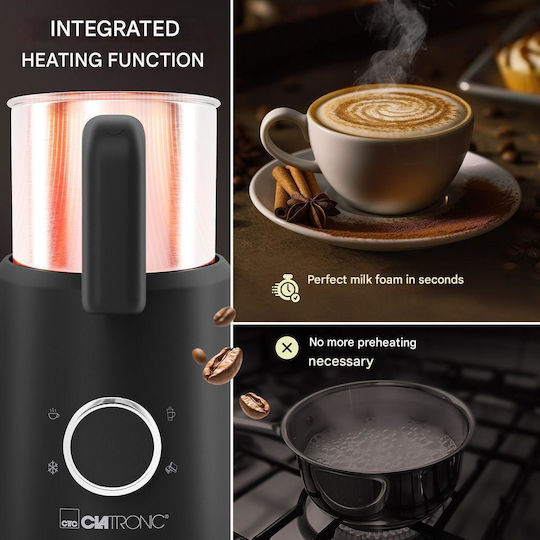 Clatronic Device for Hot & Cold Milk Froth with Non-stick Coating 750ml