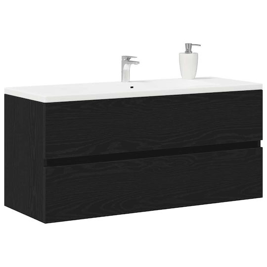 vidaXL Countertop without Sink L100xW38.5xH45cm Black Oak