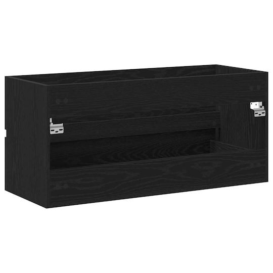 vidaXL Countertop without Sink L100xW38.5xH45cm Black Oak