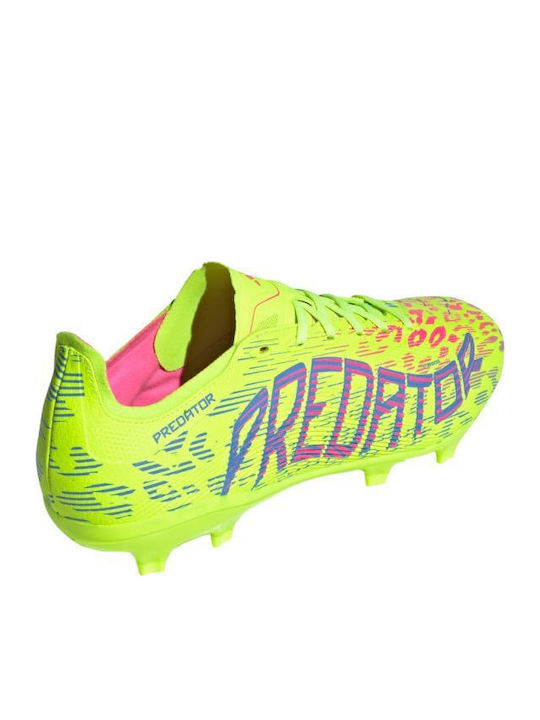 adidas Predator League Ποδοσφαιρικά Παπούτσια με Τάπες FG/MG Μπεζ