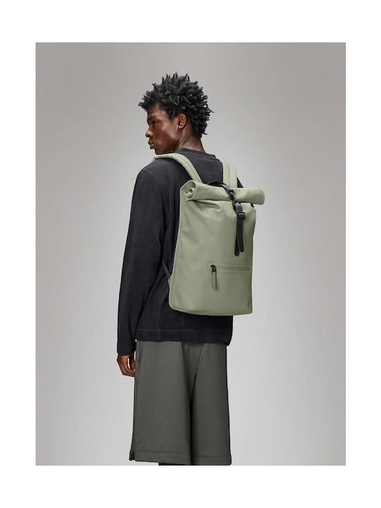 Rains Rolltop Rucksack Green