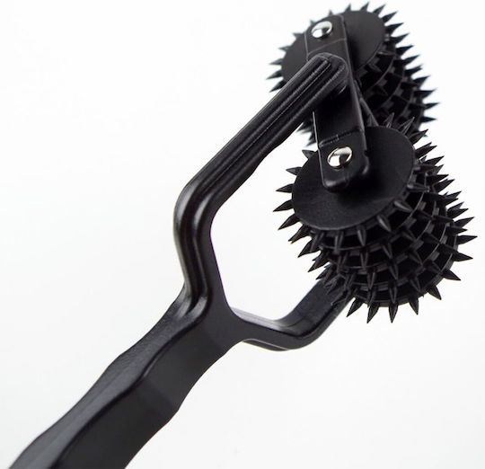 SMD SpireX, Spiked Double 5 Row Pinwheel, Sensitivity Double Wheel in Black Color
