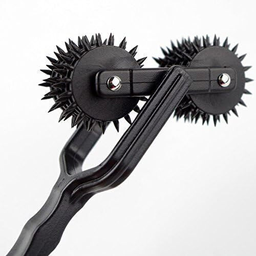 SMD SpireX, Spiked Double 5 Row Pinwheel, Sensitivity Double Wheel in Black Color