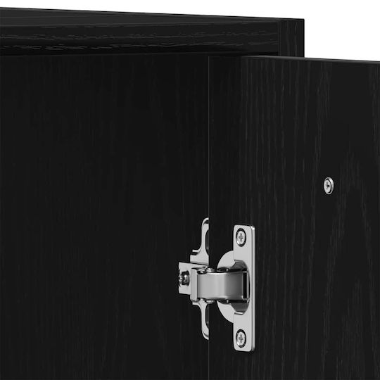 vidaXL Countertop without Sink L60xW33xH60cm Black Oak